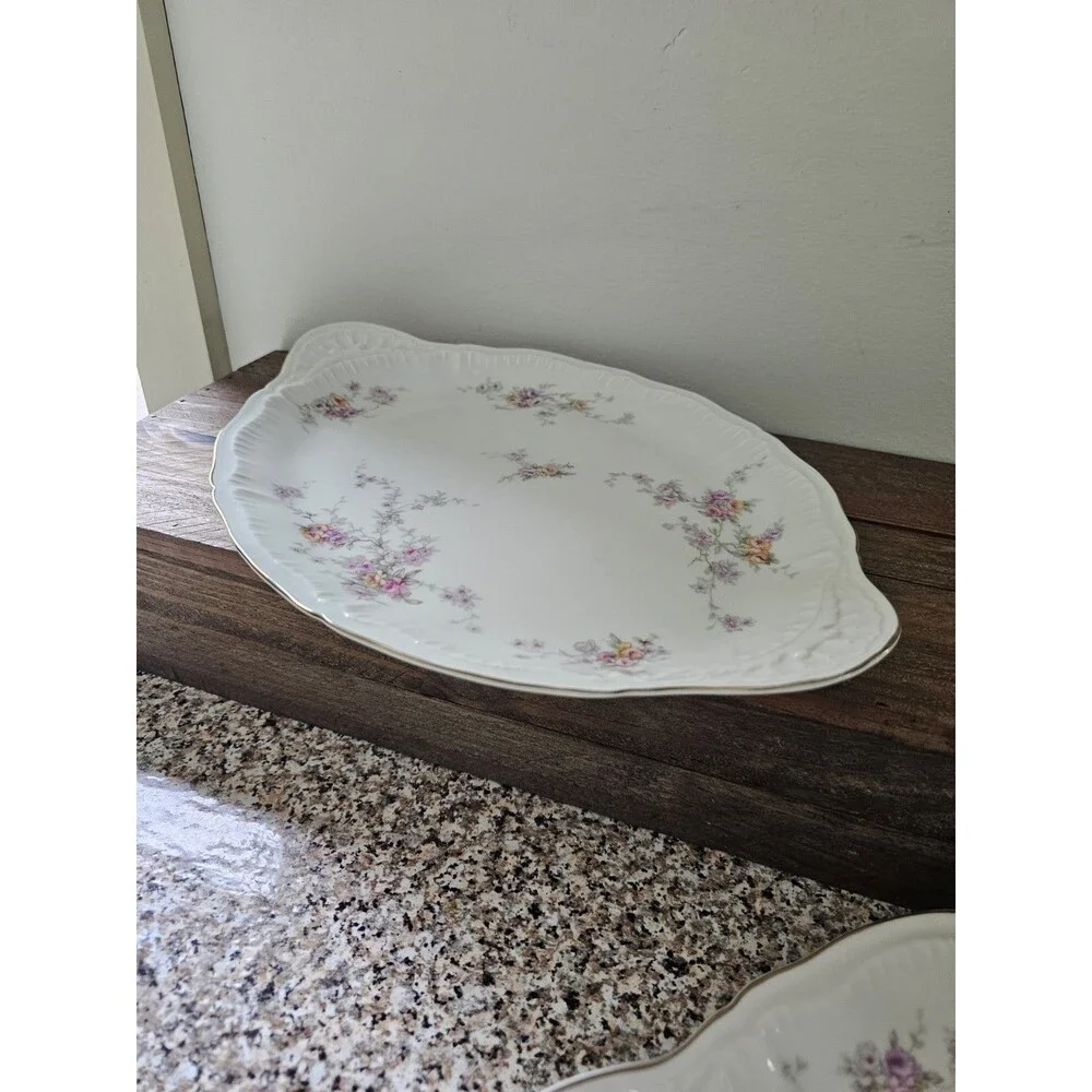 Theodore Haviland New York Oval Serving Platter Pattern Helene 12 Inches